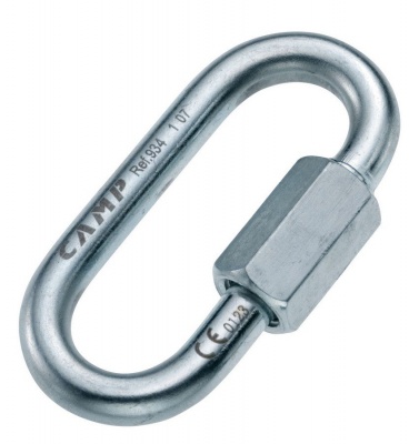 Карабин Oval Zinc Plated Quick Link | 8 mm | CAMP Safety