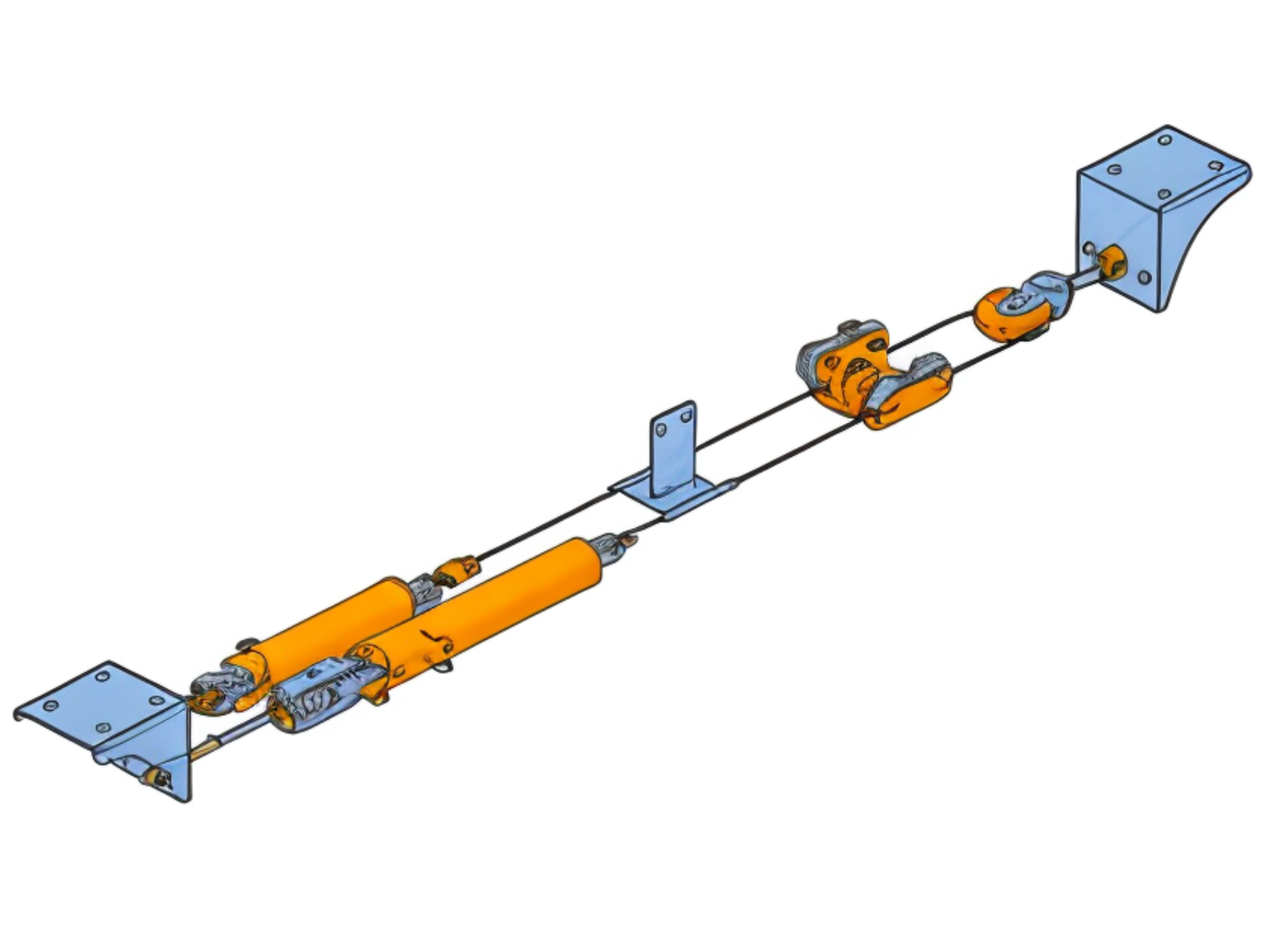 Горизонтальная анкерная линия Galereya | High Safety