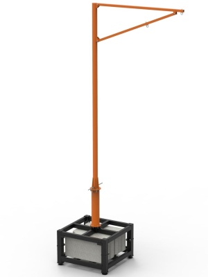 Противовесная мобильная система Антириск ВМО-П-ФБС | СИЗПРОЕКТ (7 м)