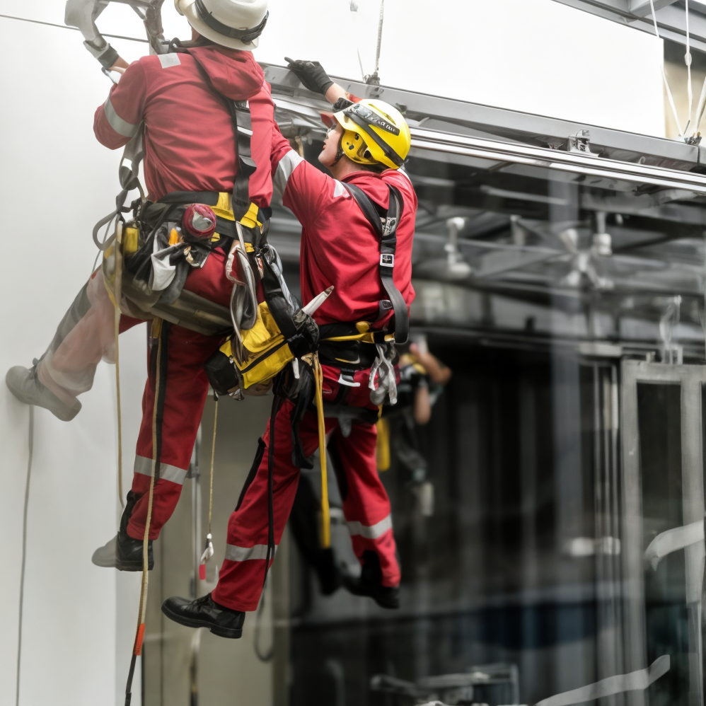 Работа с применением систем канатного доступа