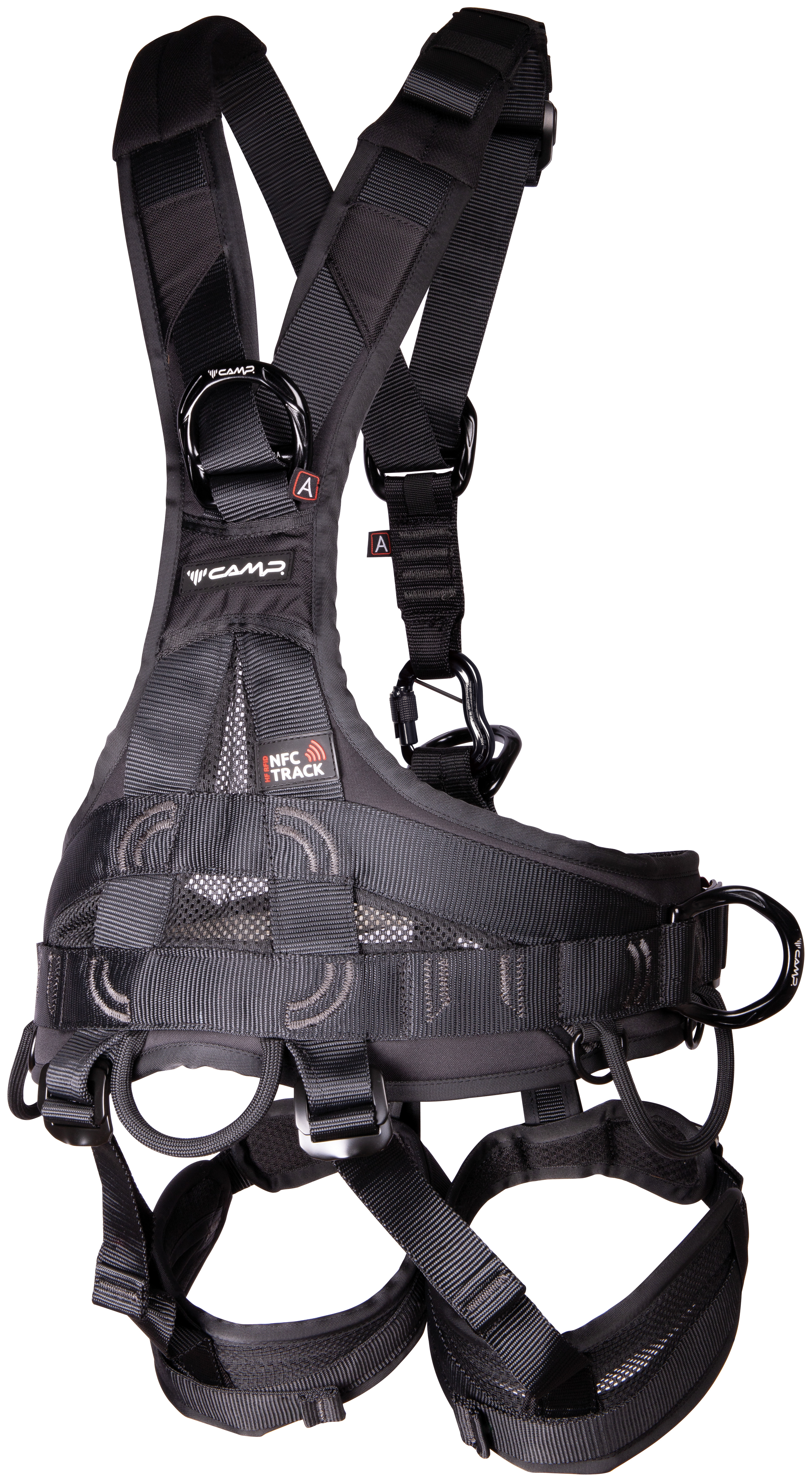 Привязь страховочная Golden Top Evo Alu | CAMP (L-XXL, Чёрный)