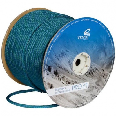 Верёвка статическая Pro | 11 мм | Vento (Снята) (200 м)