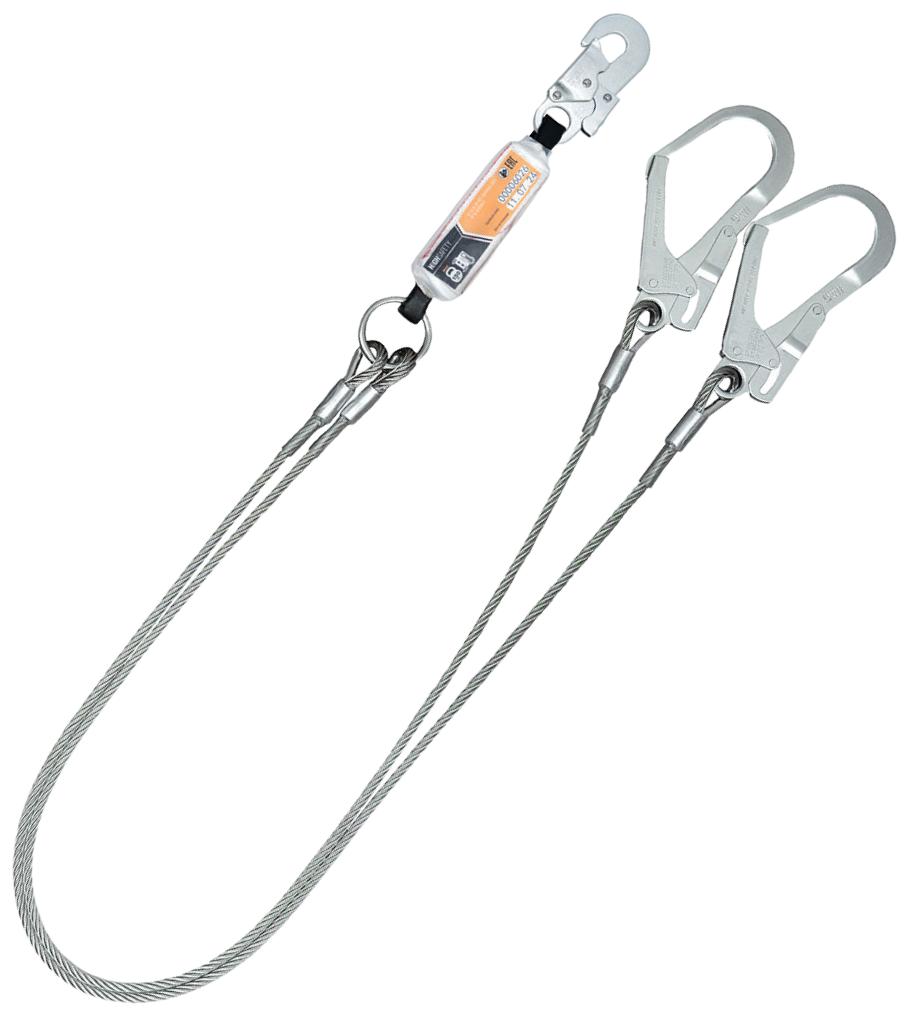 Строп страховочный двойной HS-AC22 | Стальной | High Safety Строп страховочный двойной HS-AC22 | Стальной | High Safety