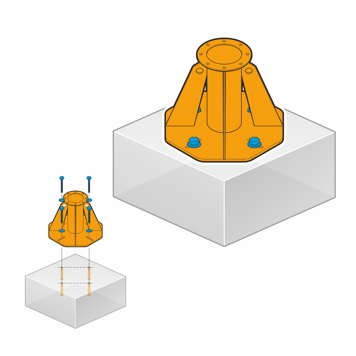 Противовесная мобильная страховочная система IVA | High Safety