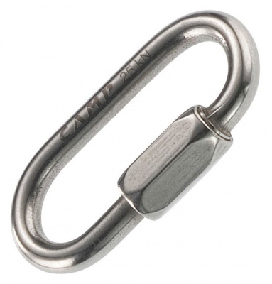 Карабин Oval Stainless Steel Quick Link | 5 mm | CAMP Safety