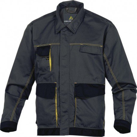 Куртка Dmachves | Delta Plus (XL, Серый/Жёлтый)