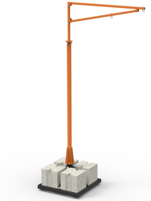 Противовесная мобильная система Антириск ВМО-ПУ-ФБС | СИЗПРОЕКТ (6 м)