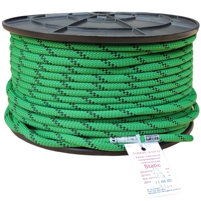 Верёвка статическая Static Lano 10A | 40 пр. | 10 мм | Lanex (100 м)