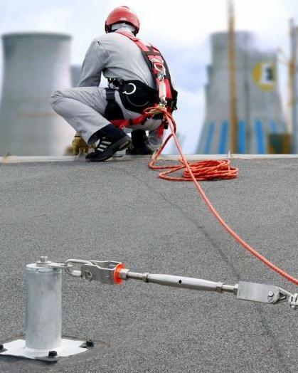 Работа на плоских кровлях и монтажных горизонтах