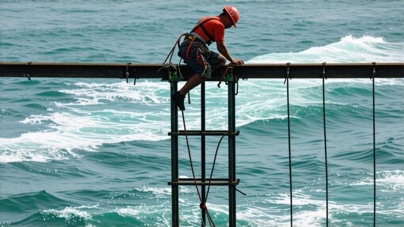 Охрана труда при работе на высоте над водой