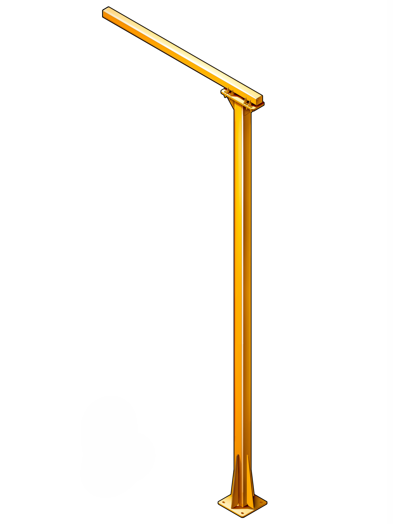 Опора концевая Г-образная PC8E | High Safety