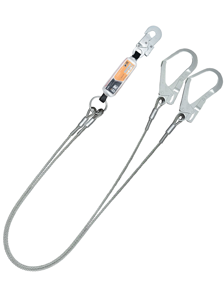 Строп страховочный двойной HS-AC22 | Стальной | High Safety Строп страховочный двойной HS-AC22 | Стальной | High Safety