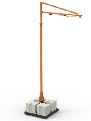 Противовесная мобильная система Антириск ВМО-ПУ-ФБС | СИЗПРОЕКТ