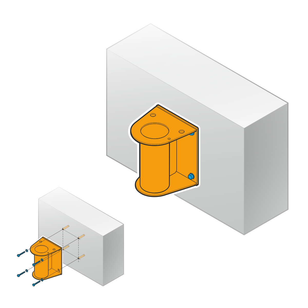 Противовесная мобильная страховочная система IVA | High Safety