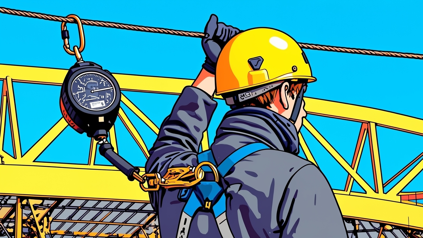 Средство защиты втягивающего типа как компонент системы защиты от падения с высоты