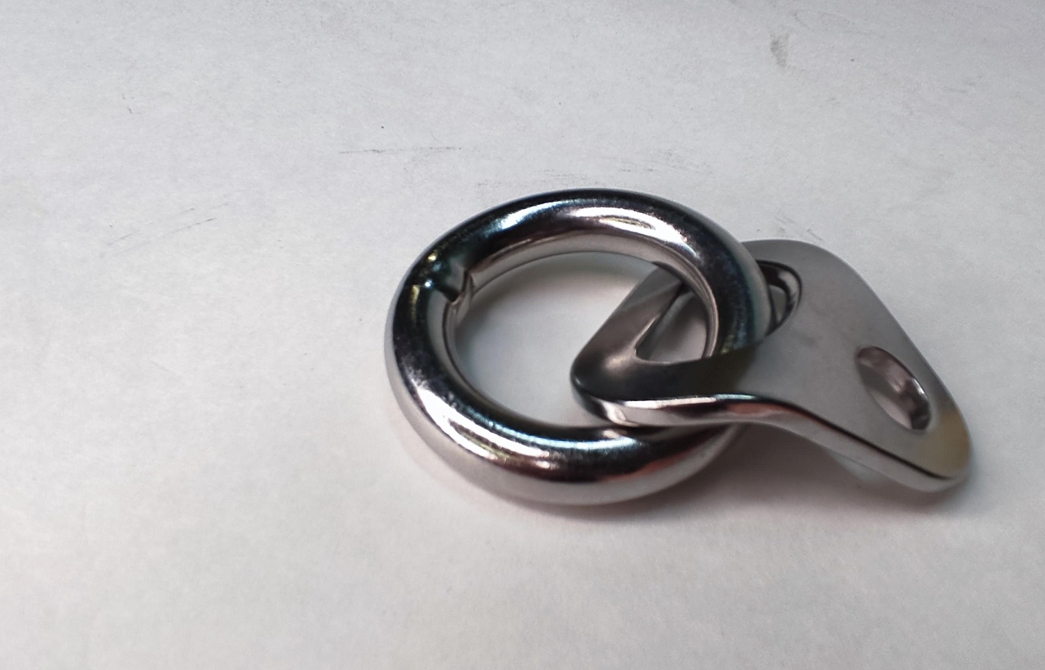 Шлямбурное ухо с кольцом | 12 мм | SS | Vento