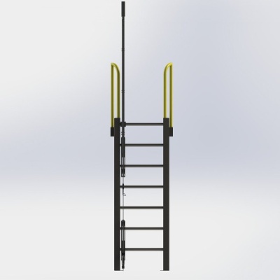 Жёсткая вертикальная анкерная линия Vertikal | High Safety