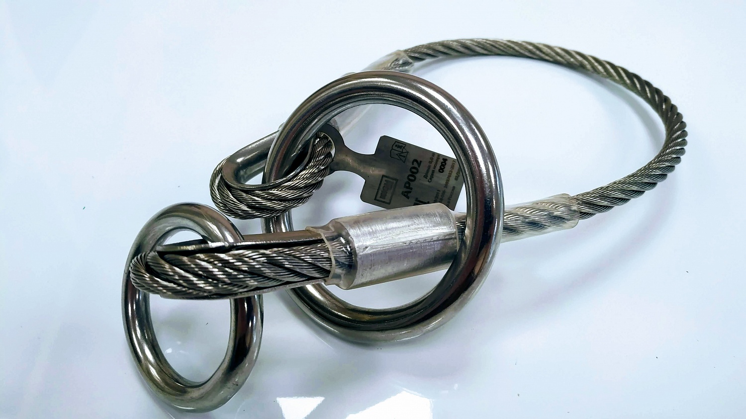Анкерный строп с 2-мя разноразмерными кольцами AP002 | High Safety