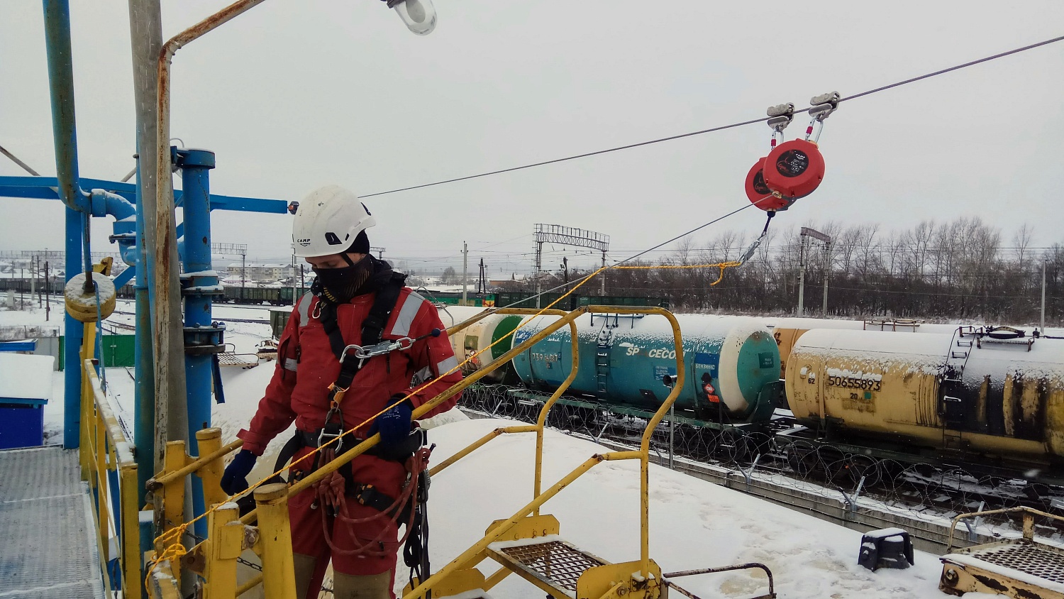 Стационарные блоки втягивающего типа