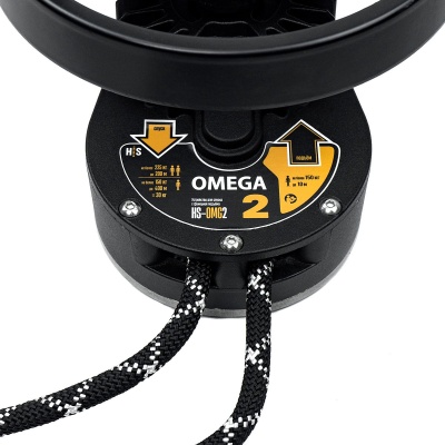 Устройство для спуска с функцией подъёма OMEGA 2 | 10-200 м | High Safety