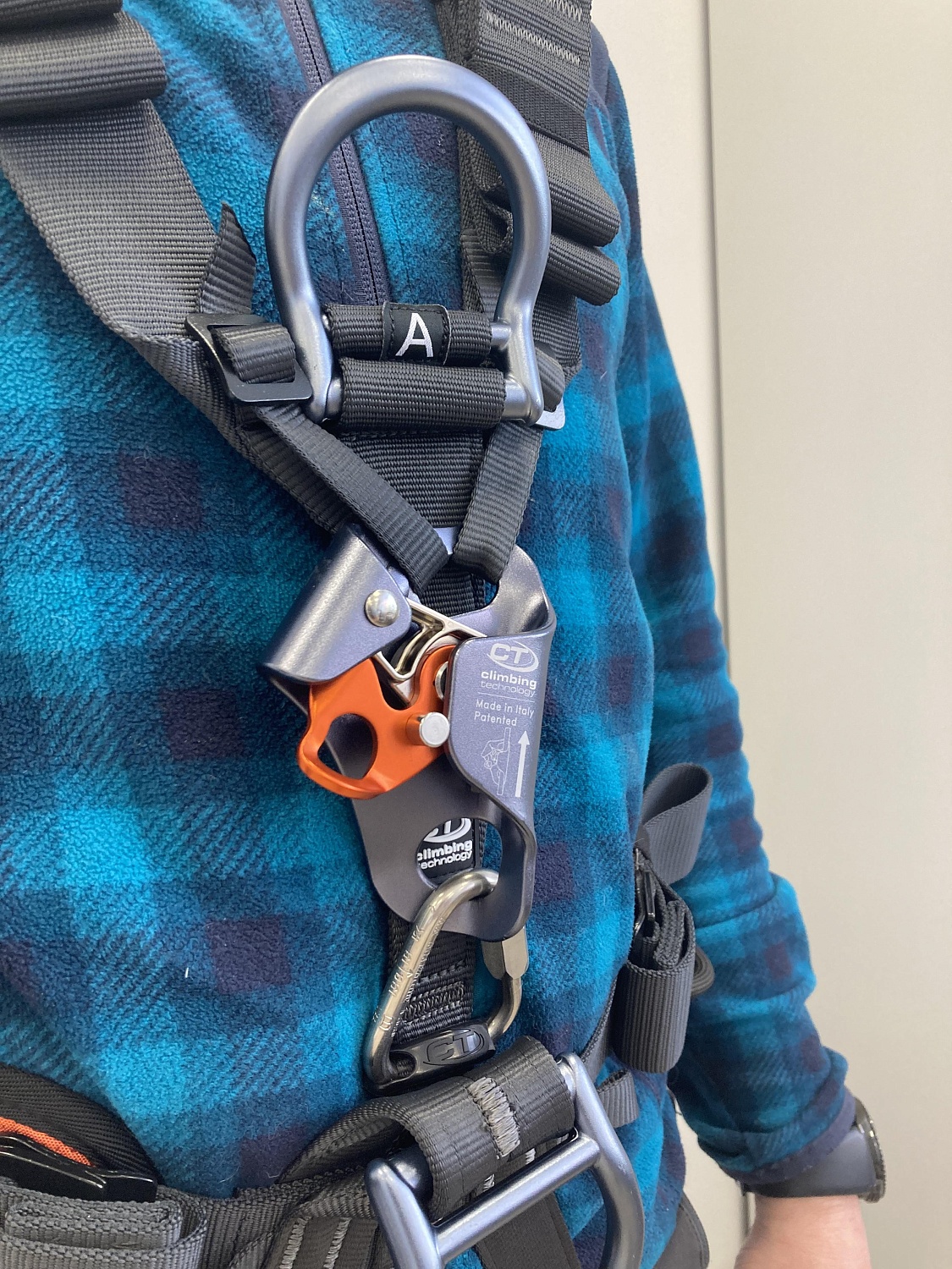 Привязь страховочная с зажимом GRYPHON ASCENDER | Climbing technology