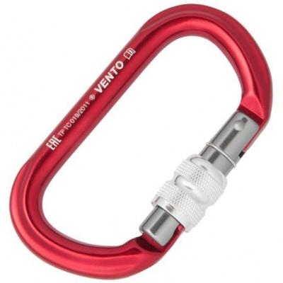 Карабин Овал с муфтой keylock | Vento (Красный) Карабин Овал с муфтой keylock | Vento (Красный)